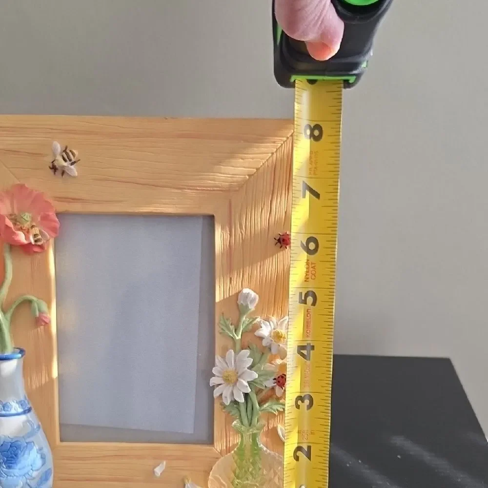 Floral Accent Picture Frame